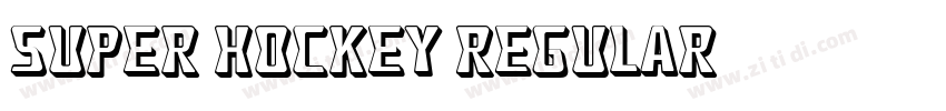 Super Hockey Regular字体转换